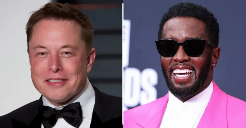 Elon Musk Accused of 'Boasting' About Diddy Friendship After He Invested in X