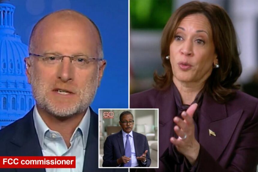 FCC commissioner, Brendan Carrm urges CBS release Kamala Harris '60 Minutes' interview transcript