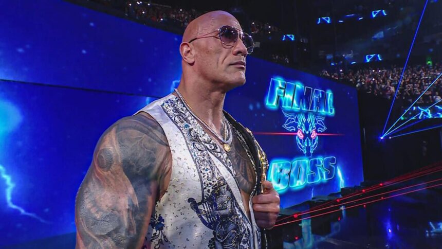 The Rock made a statement on Saturday night. (Image credits: wwe.com)