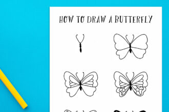 How to Draw Ta Butterfly Feature