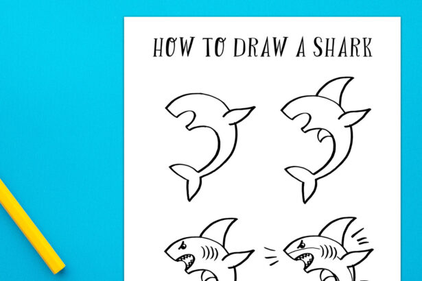 How To Draw a Shark (Free Printable + Video)