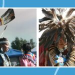 Native Americans celebrating Indigenous Peoples Day.