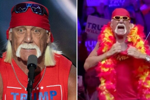 Hulk Hogan, 71, Raises Concern With Struggle To Rip Tank At Trump Rally