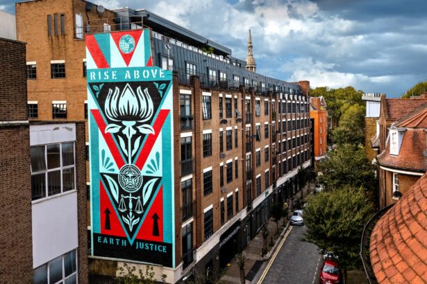 In London, a 15-Foot Flower by Shepard Fairey Advocates for Environmental Justice — Colossal