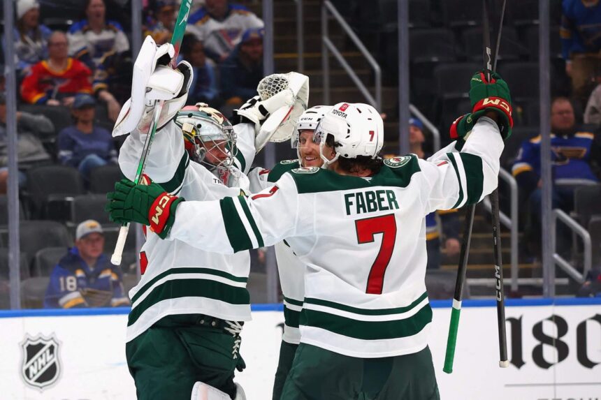 Inside the Wild’s Filip Gustavsson’s perfectly aimed goalie goal