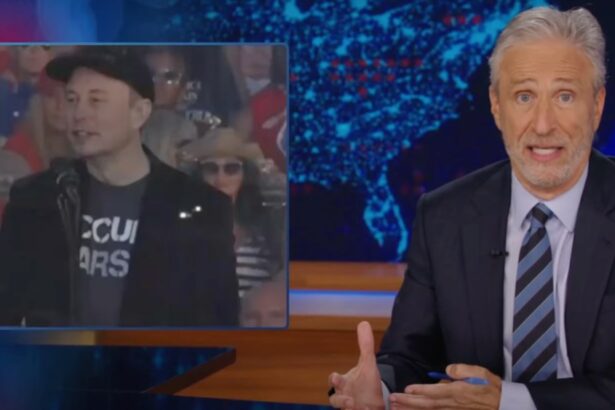 Jon Stewart Slams Elon Musk’s Trump Rally Speech on ‘The Daily Show’