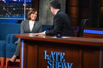 Kamala Harris Returns to The Late Show With Stephen Colbert on Tuesday