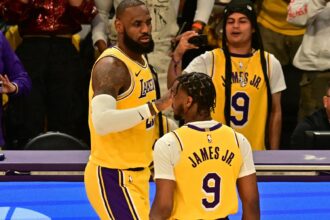 LeBron & Bronny James Make History, First Father-Son Duo To Share NBA Court