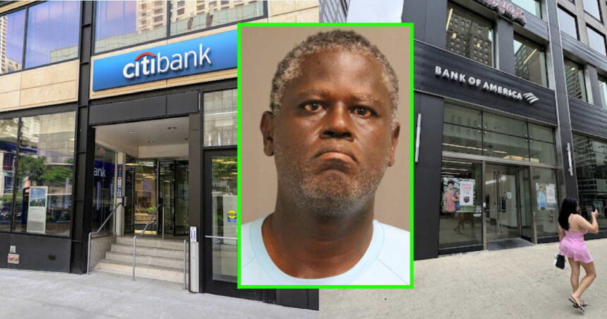 Man tried to rob 2 Mag Mile banks in 15 minutes, cops say