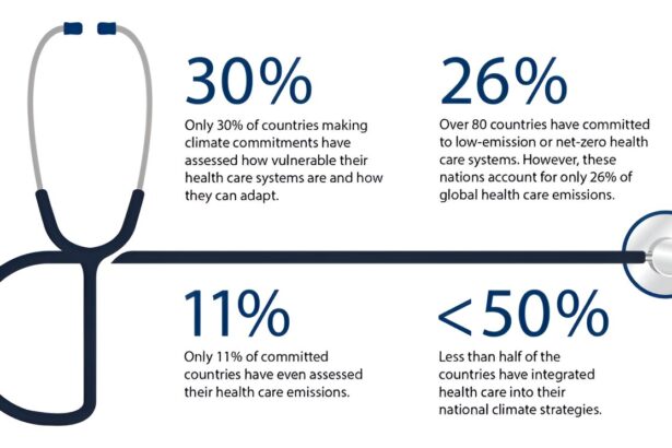 Many nations aren't meeting their green health care commitments, study says