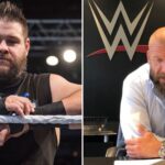 WWE Superstar Kevin Owens and Triple H (Images via WWE.com and Triple H on X)