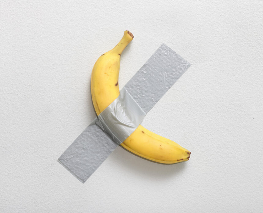 Maurizio Cattelan Banana Artwork Could Fetch $1M at Auction