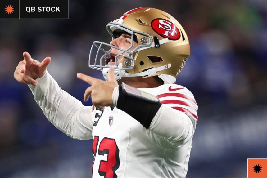 NFL QB stock report, Week 7: No need to argue about Brock Purdy anymore. He’s elite