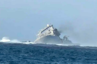 NZ Navy ship sinks off Samoa