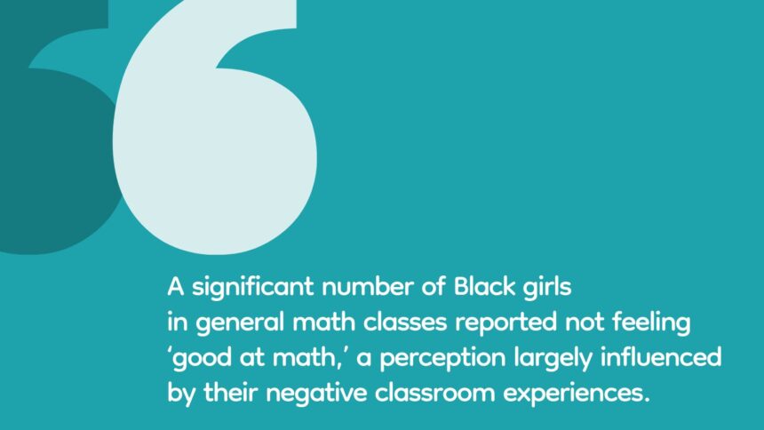 Quote about marginalized high school students in math classes