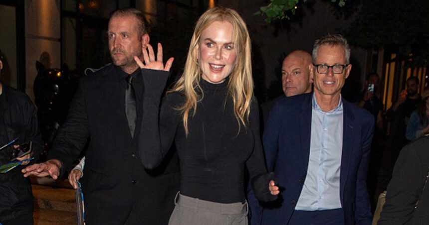 Nicole Kidman's Slimming Wide Leg Slacks Look is $37 on Amazon