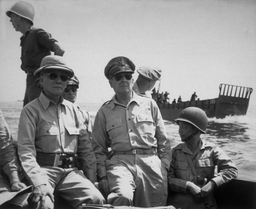 October 20, MacArthur returns to the Philippines