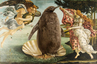 Pesto the Penguin Waddles Into the Art History Canon