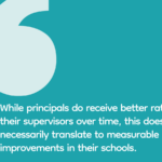 Quote about how principal experience doesn't necessarily boost school performance