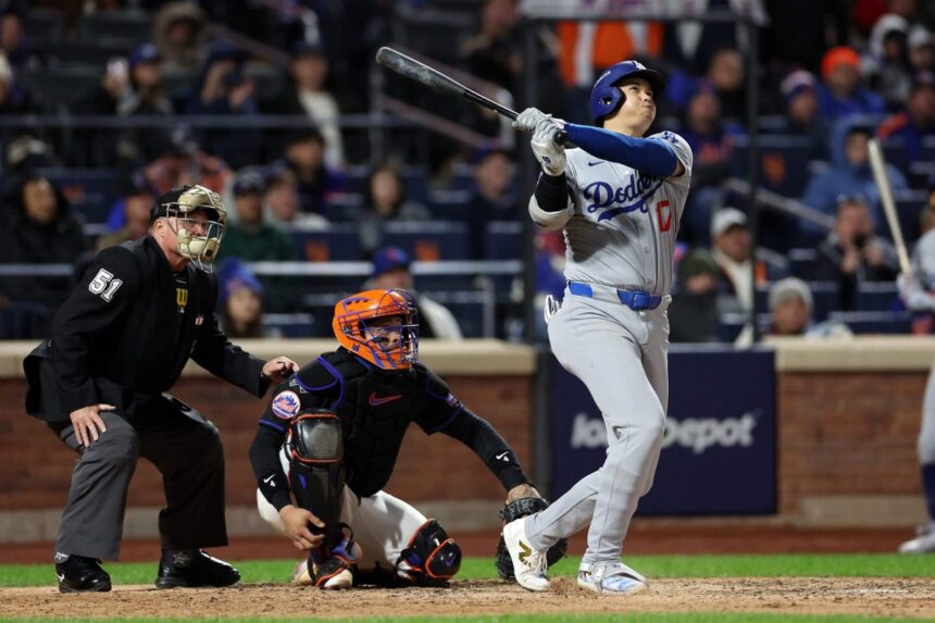 Shohei Ohtani adds to Dodgers postseason highlight reel with late-game moonshot