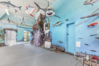 South Island post office for sale - complete with 12-foot shark