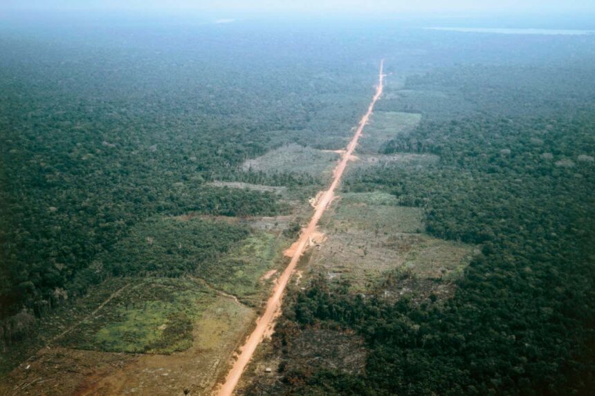 BRAZIL - MAY 05: The Trans-Amazonian highway, Amazonas State, Brazil. (Photo by DeAgostini/Getty Images)