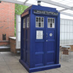 TARDIS blue phone booth from Doctor Who