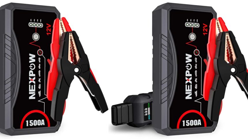 This $35 portable car jump starter Prime Day deal could save you during an emergency