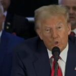 Trump speaks at a Latino roundtable