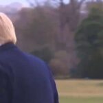 Trump runs away when asked about his physical