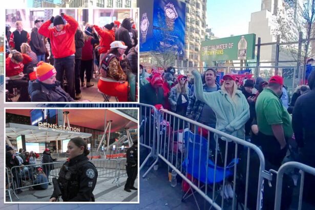 Trump NYC rally crowd pissed about lack of toilets