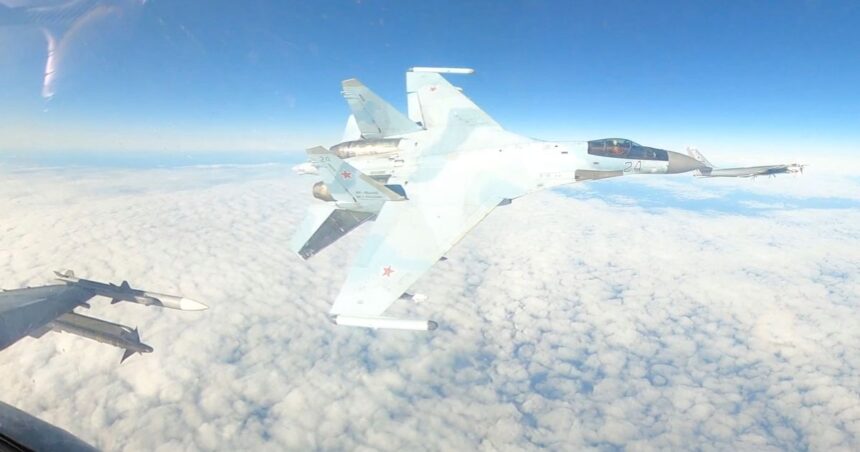 WATCH: Russian Fighter Jet Flies Feet Away From F-16 In Pulse-Pounding Moment Near Alaska