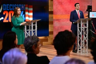 Yadira Caraveo, Gabe Evans spar over immigration in 1st congressional debate