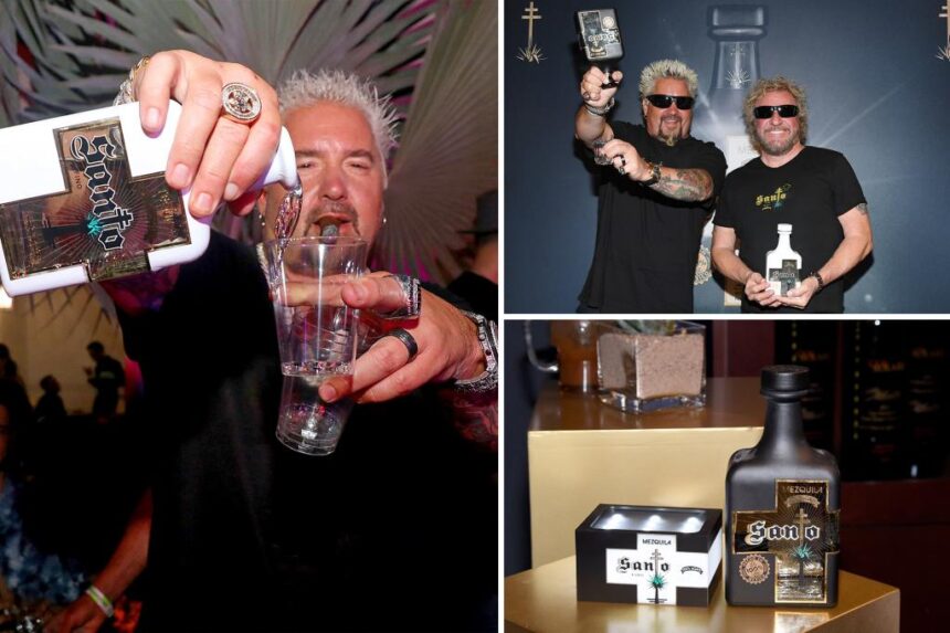 24K bottles of Santo Tequila, brand of Hagar and Fieri, hijacked