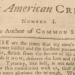 The American Crisis historical article, as an instance of persuasive essay examples