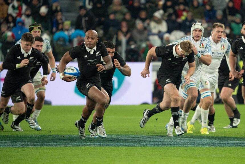 All Blacks made to work in scrappy win over Italy