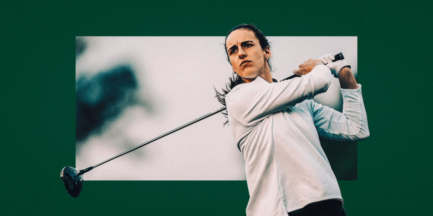 Caitlin Clark’s morning on the LPGA Tour: Shanked shots, pured drives and so many fans