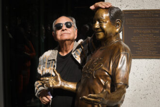 Chicano Art Patron Cheech Marin Gets Life-Sized Bronze Statue