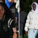 Diddy's Baby Mother Dana Tran, Son Christian Support Twins at Football Game