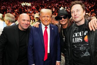 Donald Trump Attends UFC 309 W/ Elon Musk, RFK Jr., Gets Massive Ovation!