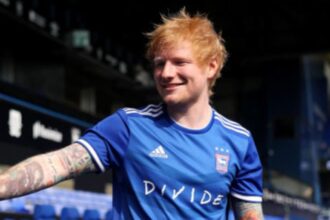 Ed Sheeran helped close the deal with Ipswich Town player right before joining Taylor Swift on Eras Tour stage