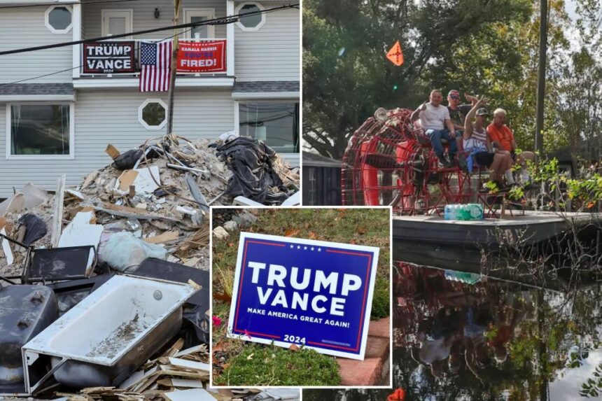 FEMA workers told to ‘avoid homes’ with Trump signs in hurricane-ravaged Florida community