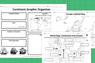 Continents and Oceans feature