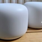 Google Nest Wifi router and point