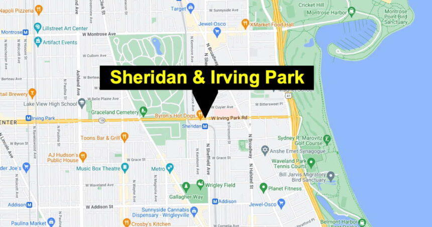 Gunmen fire shots while robbing victims near the Sheridan Red Line station