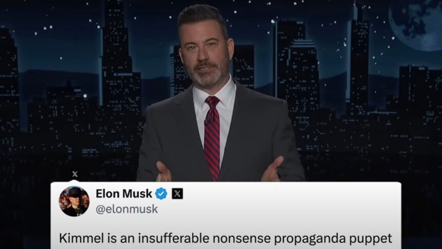 Jimmy Kimmel Responds to Elon Musk Calling Him a 'Propaganda Puppet'