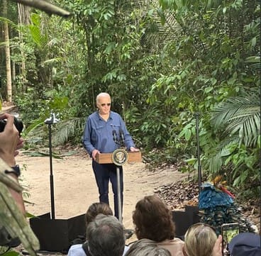 Joe Biden Makes History As The First President To Visit The Amazon Rainforest