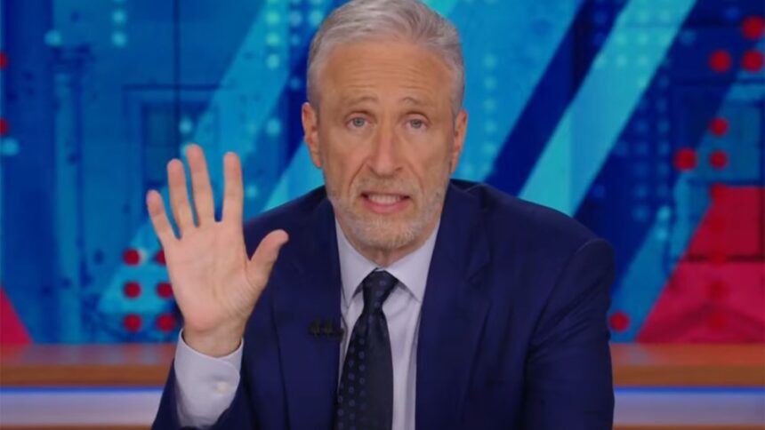 Jon Stewart Ends 'Daily Show' With Hope as Kamala Harris Trails Trump