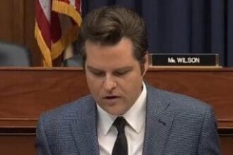 Matt Gaetz gets caught using Chinese propaganda in a House hearing.