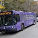 Northwestern shuttle bus struck by bullet on North Side, school says